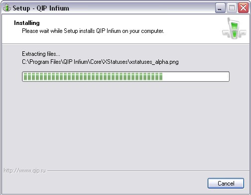 8.krok instalace QIPu